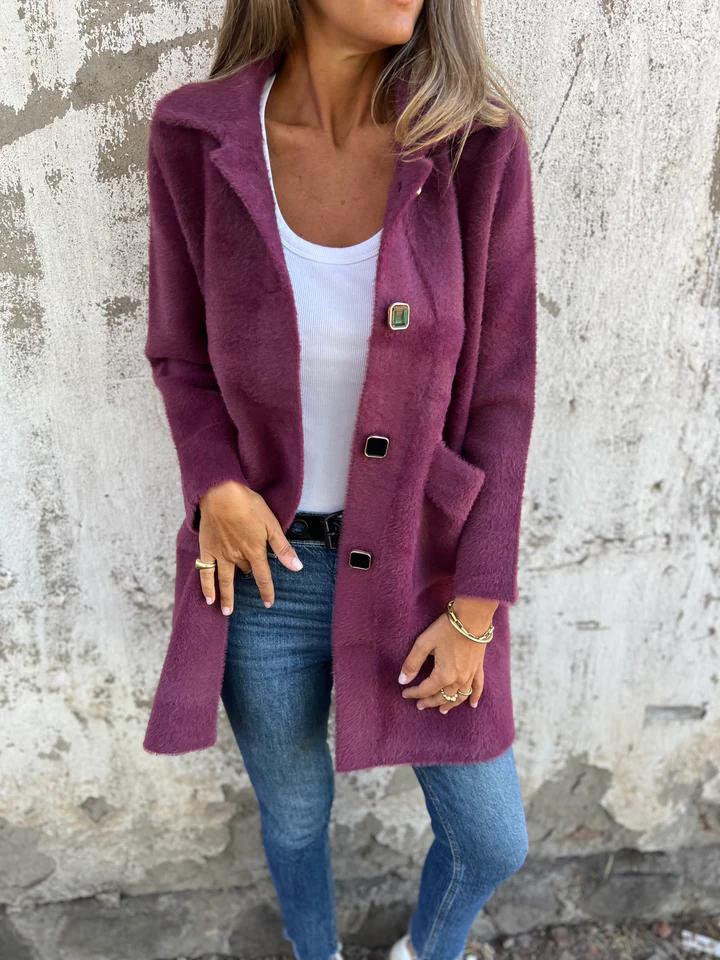 Anne I Single-breasted thick coat