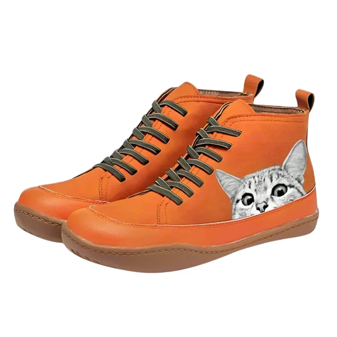 Lenoir™ | Leather Boots for Cat Lovers