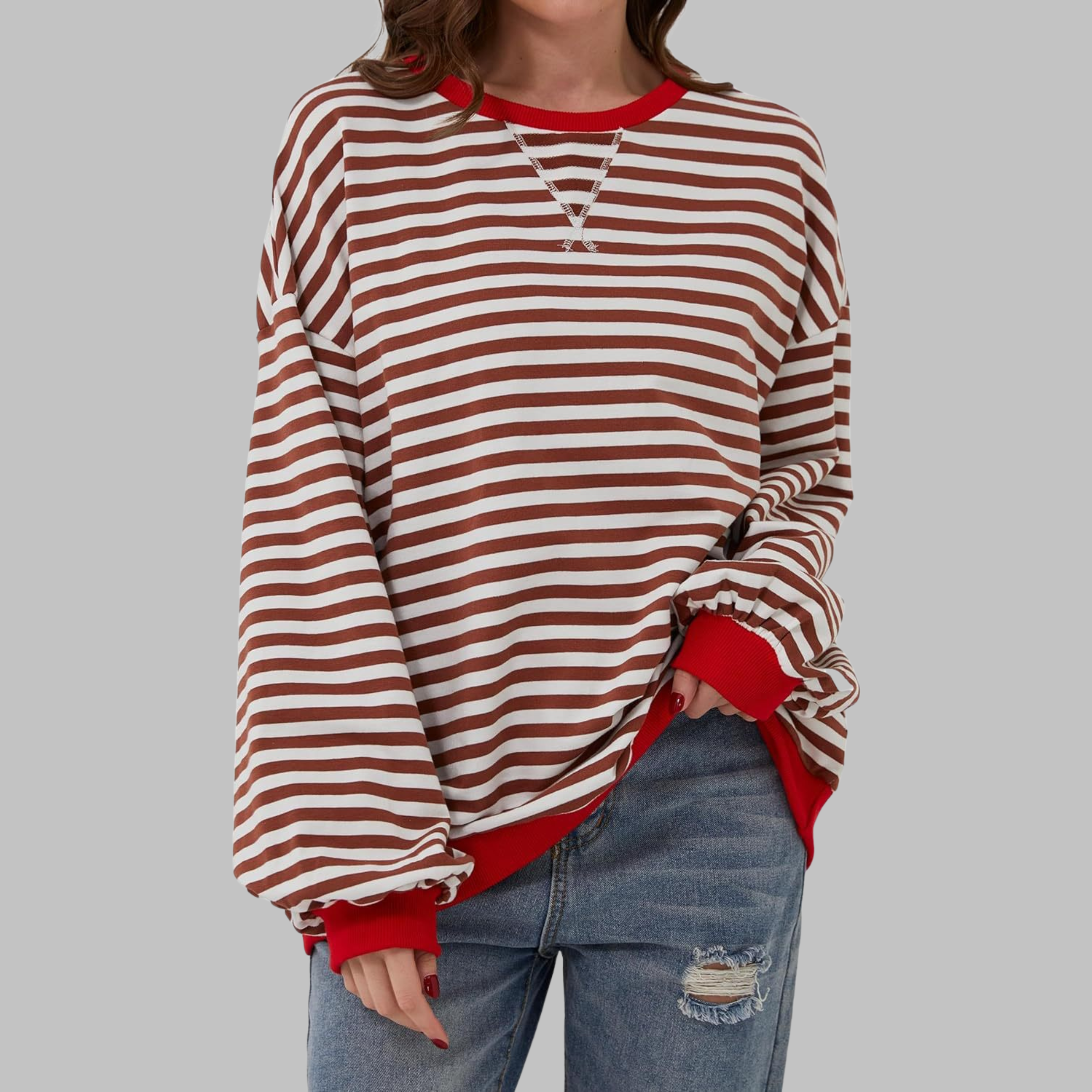 Anton– Striped Sweatshirt