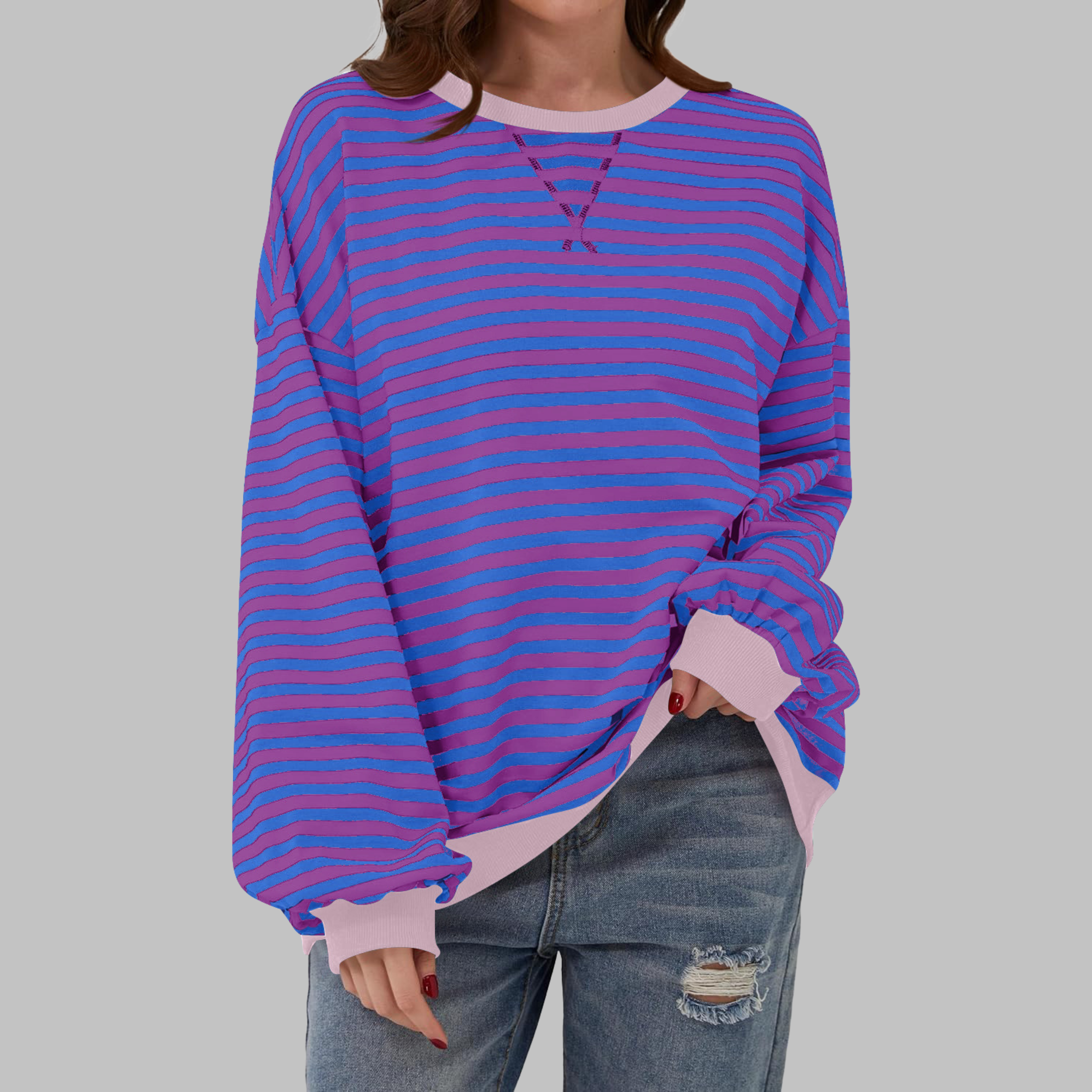 Anton– Striped Sweatshirt