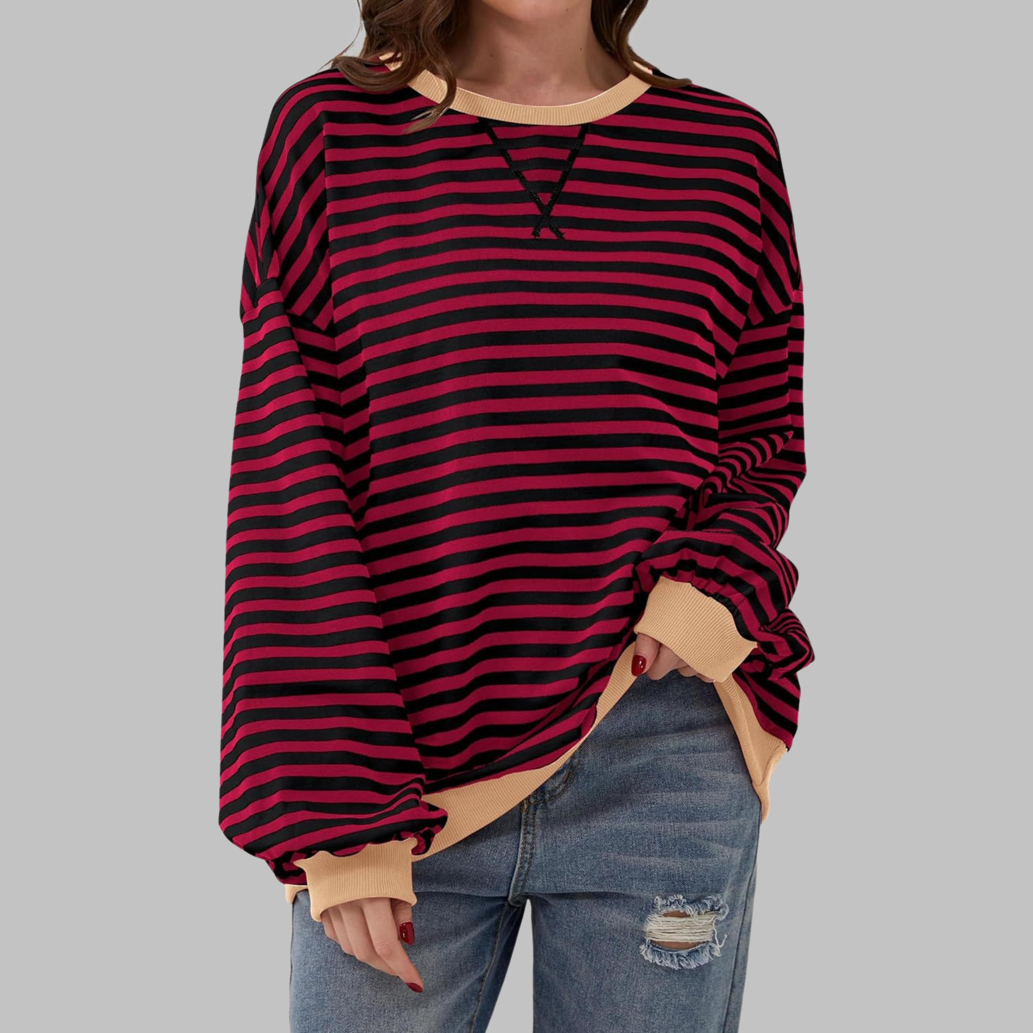 Anton– Striped Sweatshirt