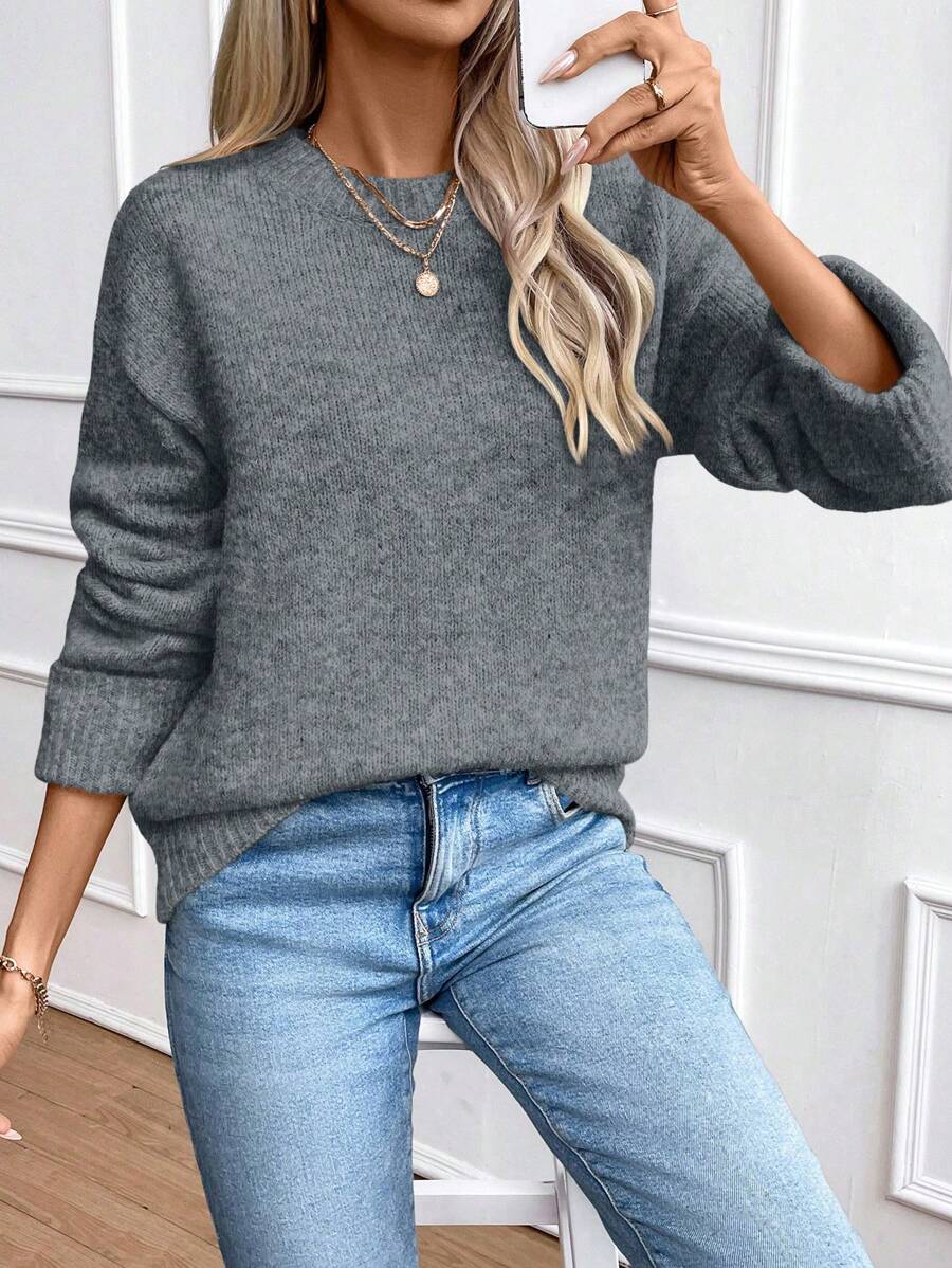 EMERY ROSE Loose Fit Sweater