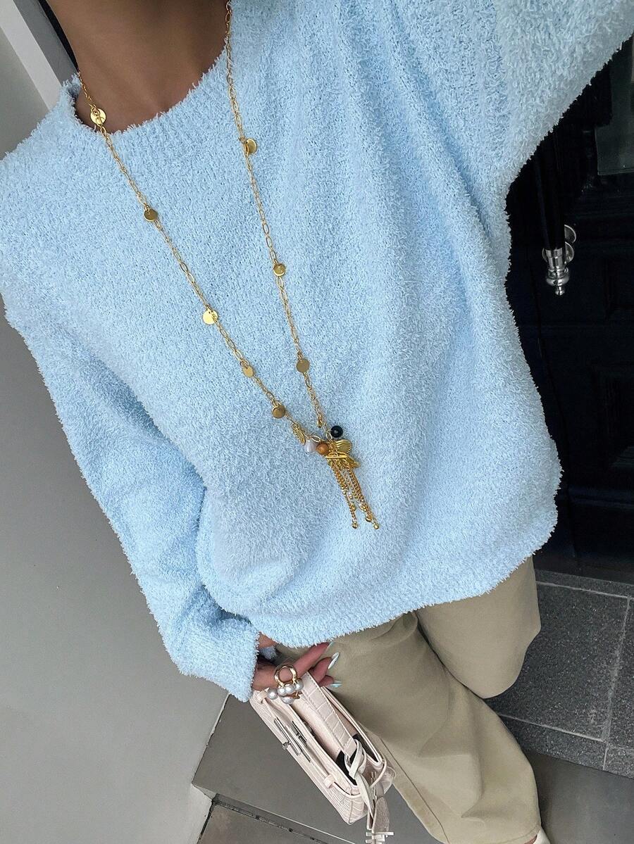 EMERY ROSE Loose Fit Sweater