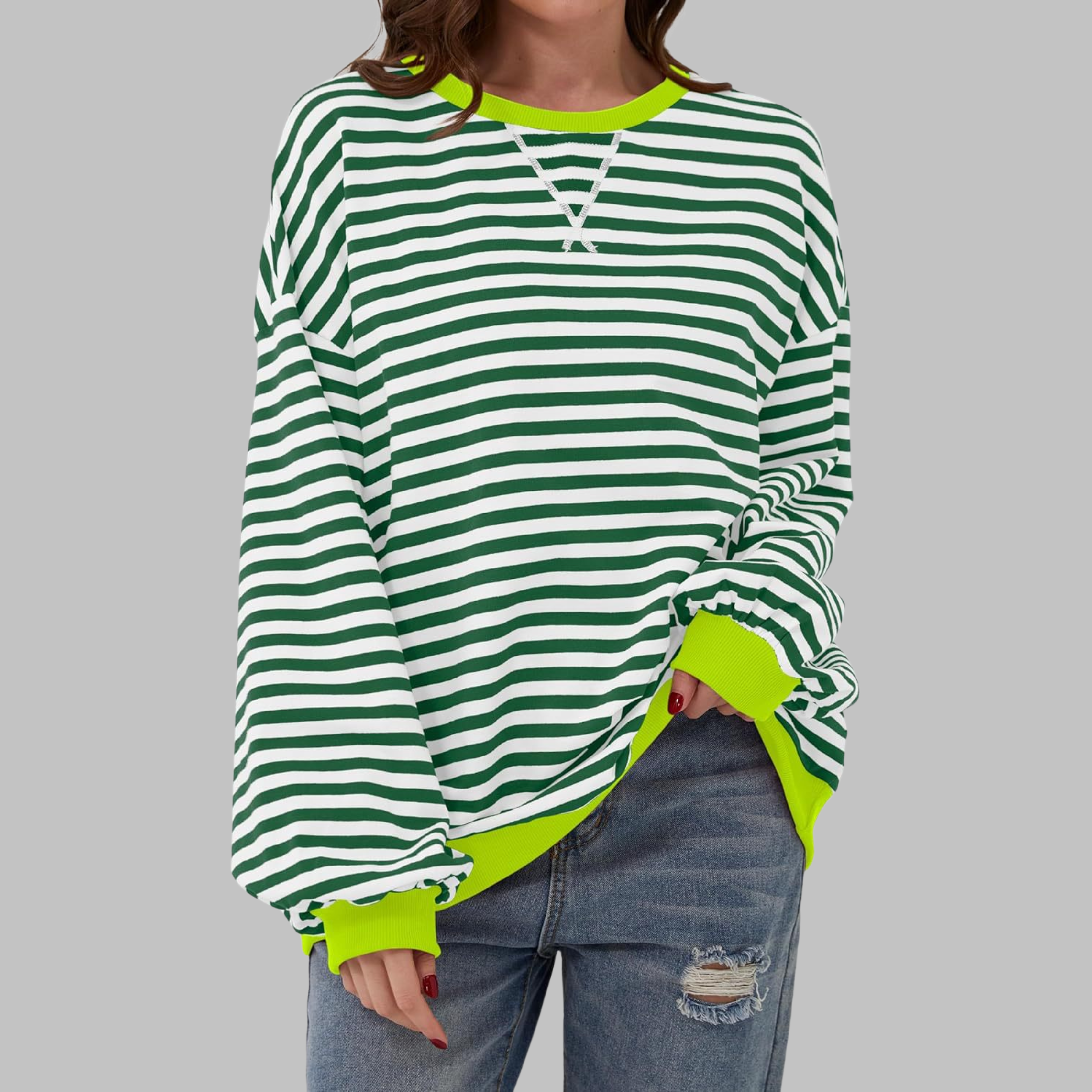 Anton– Striped Sweatshirt