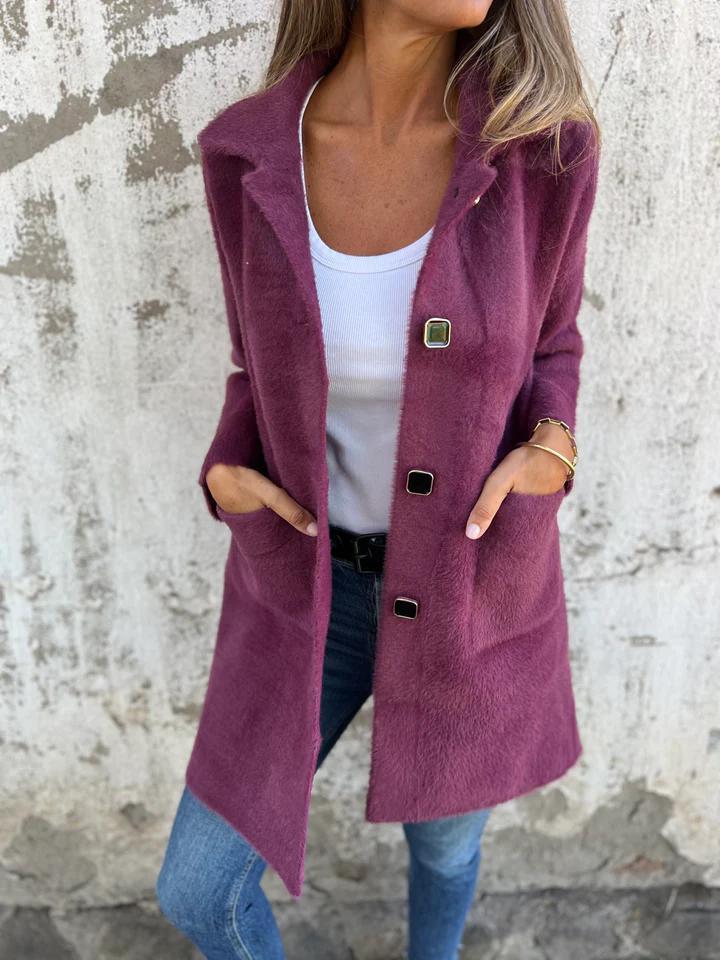 Anne I Single-breasted thick coat