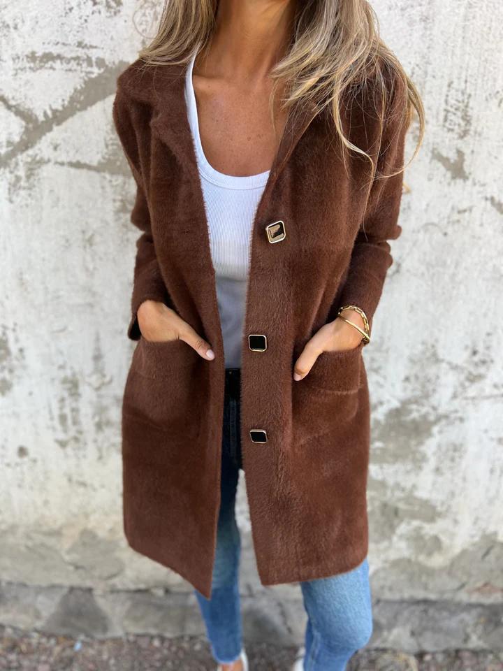 Anne I Single-breasted thick coat