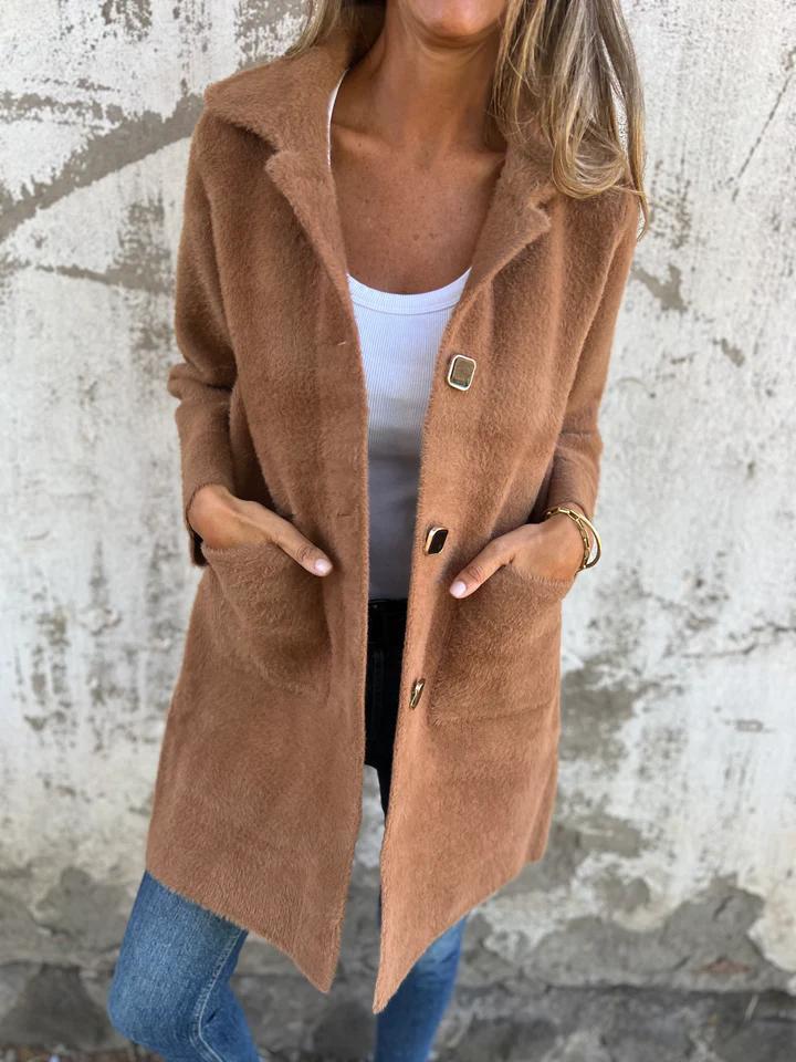 Anne I Single-breasted thick coat