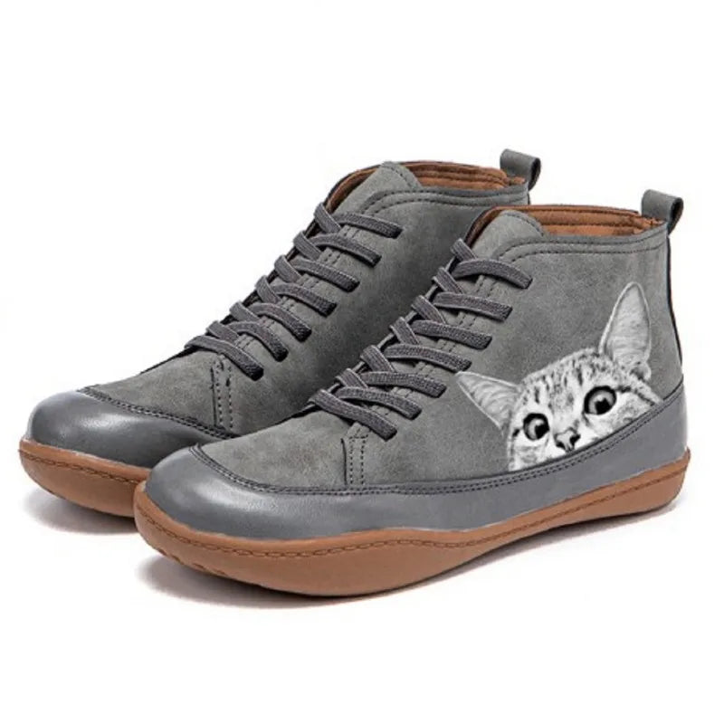 Lenoir™ | Leather Boots for Cat Lovers