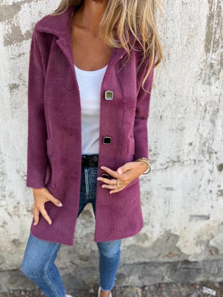 Anne I Single-breasted thick coat
