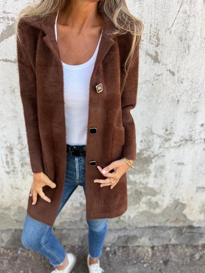 Anne I Single-breasted thick coat