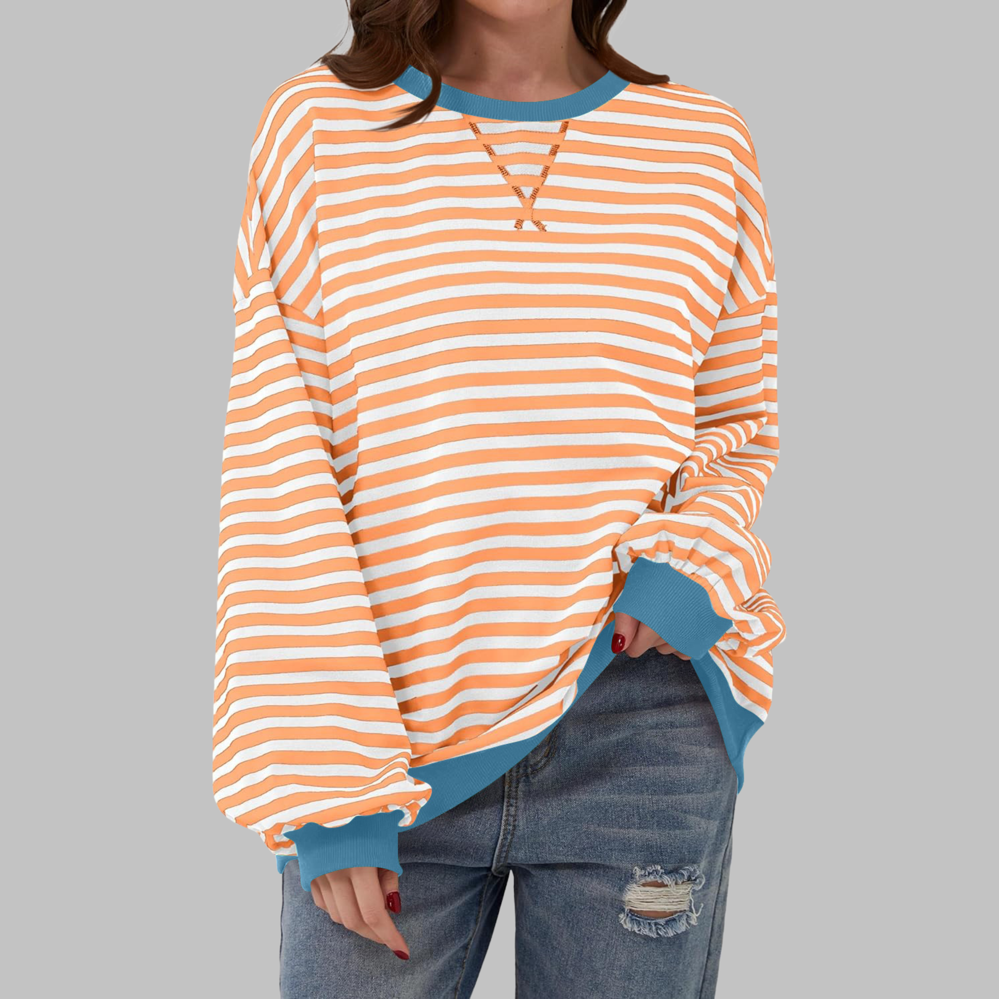 Anton– Striped Sweatshirt