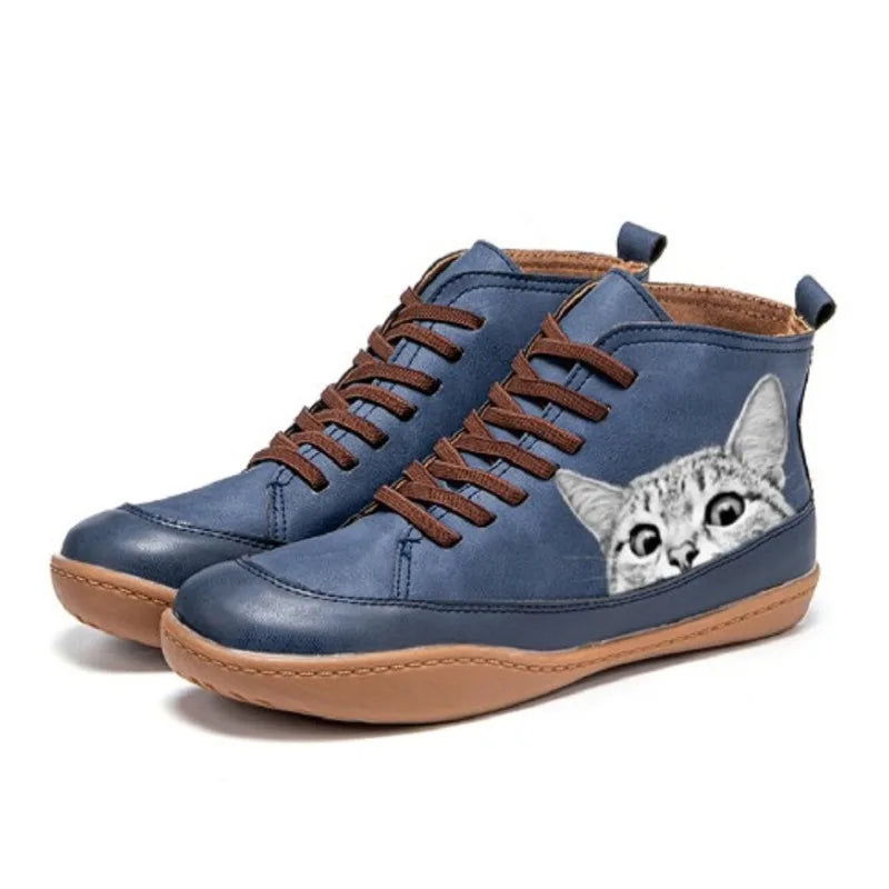 Lenoir™ | Leather Boots for Cat Lovers