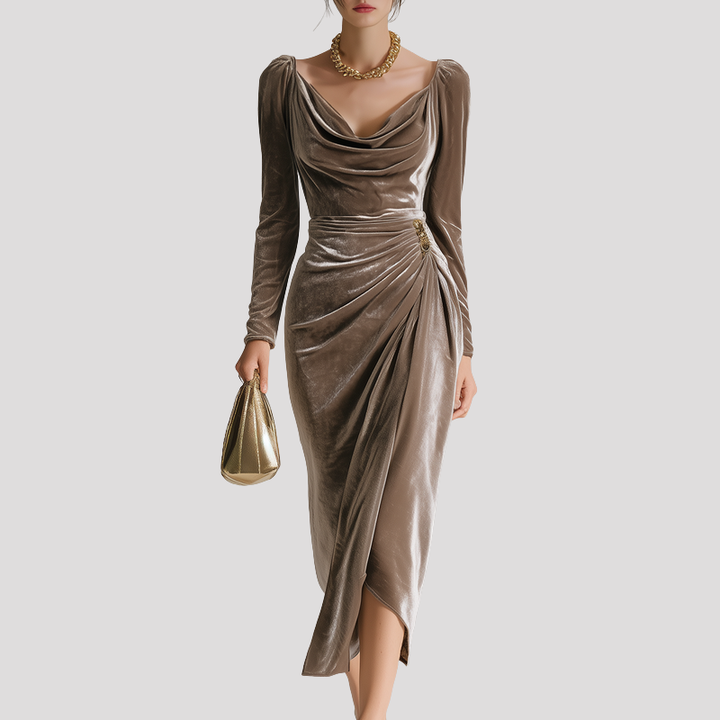 Sylvana | Elegant Midi Dress