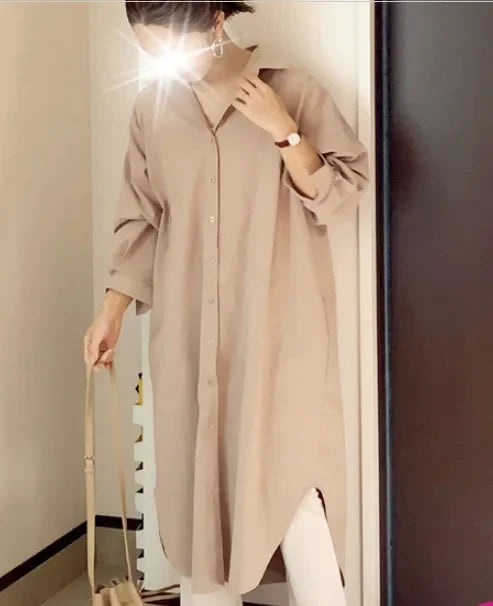 Ava Cotton Shirt Dress