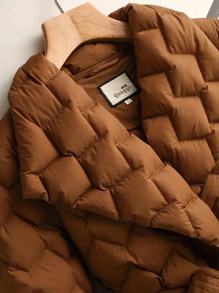 Angelica | Jacket With Elegant Tie Belt