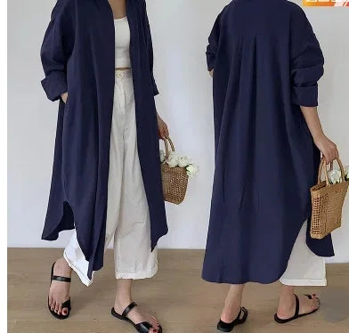 Ava Cotton Shirt Dress
