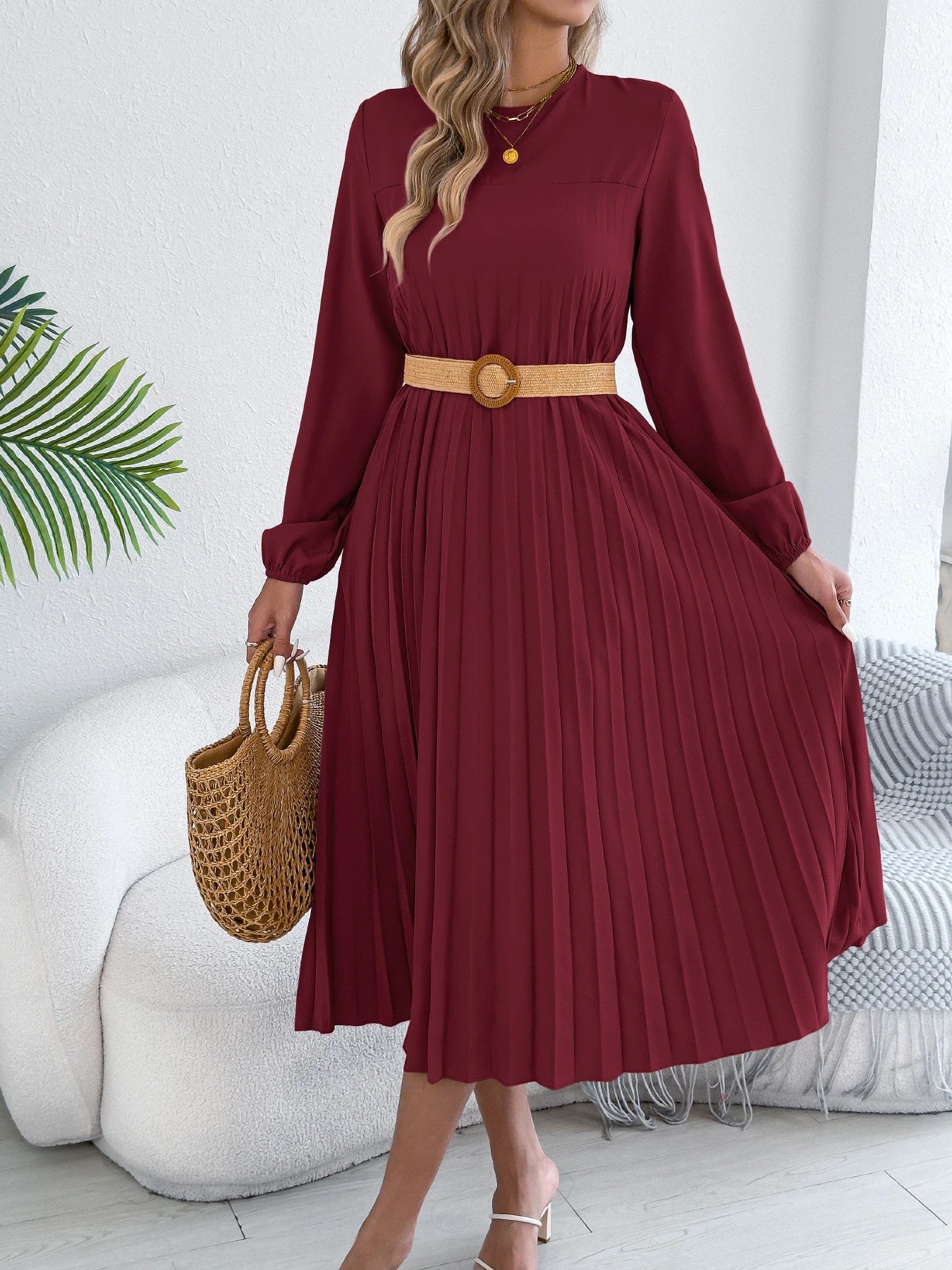 Elara Pleat Dress