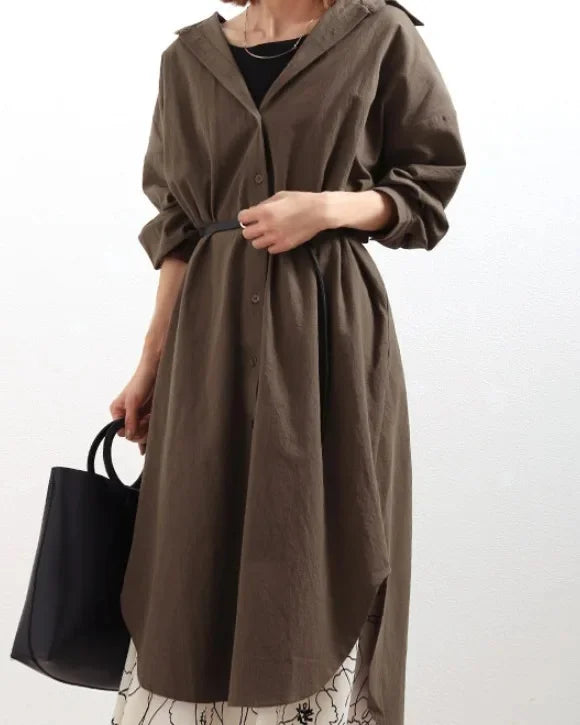 Ava Cotton Shirt Dress