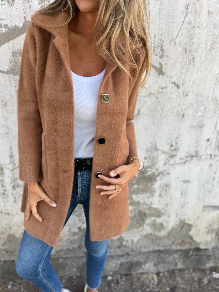 Anne I Single-breasted thick coat