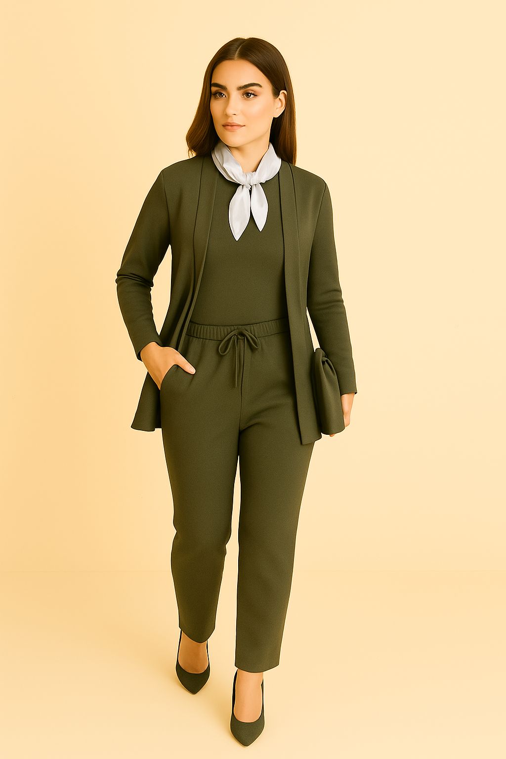 Judy Cardigan, Top & Pants Set