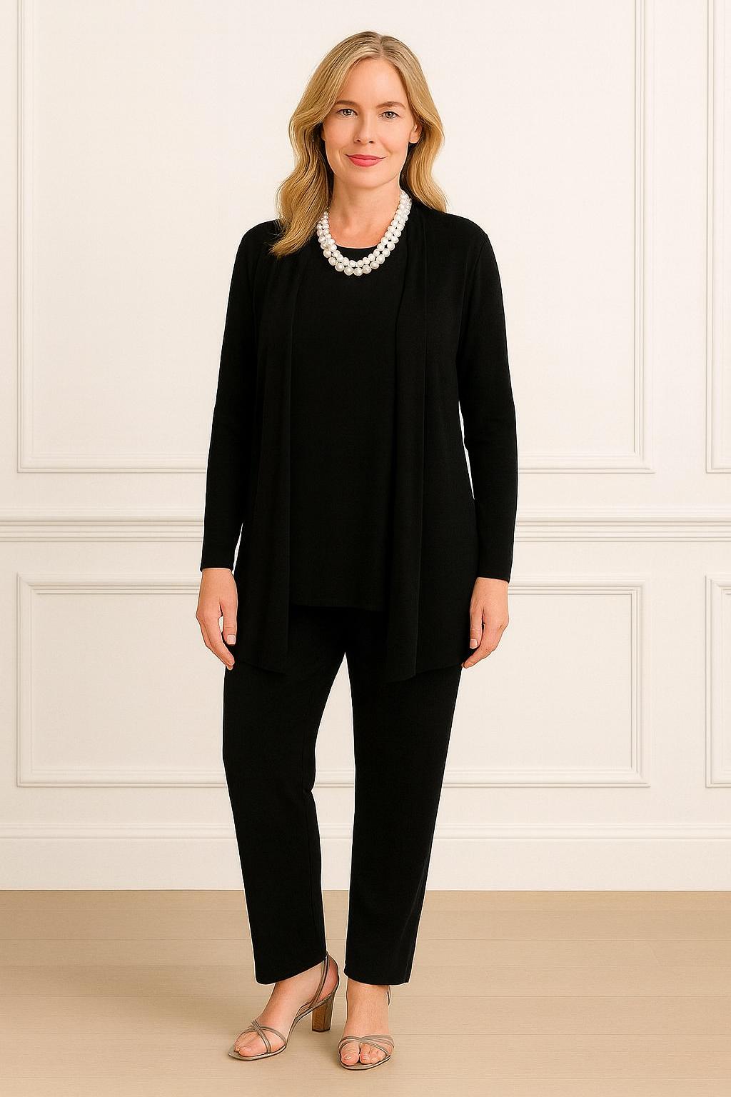 Rosy Cardigan, Top & Pants Set