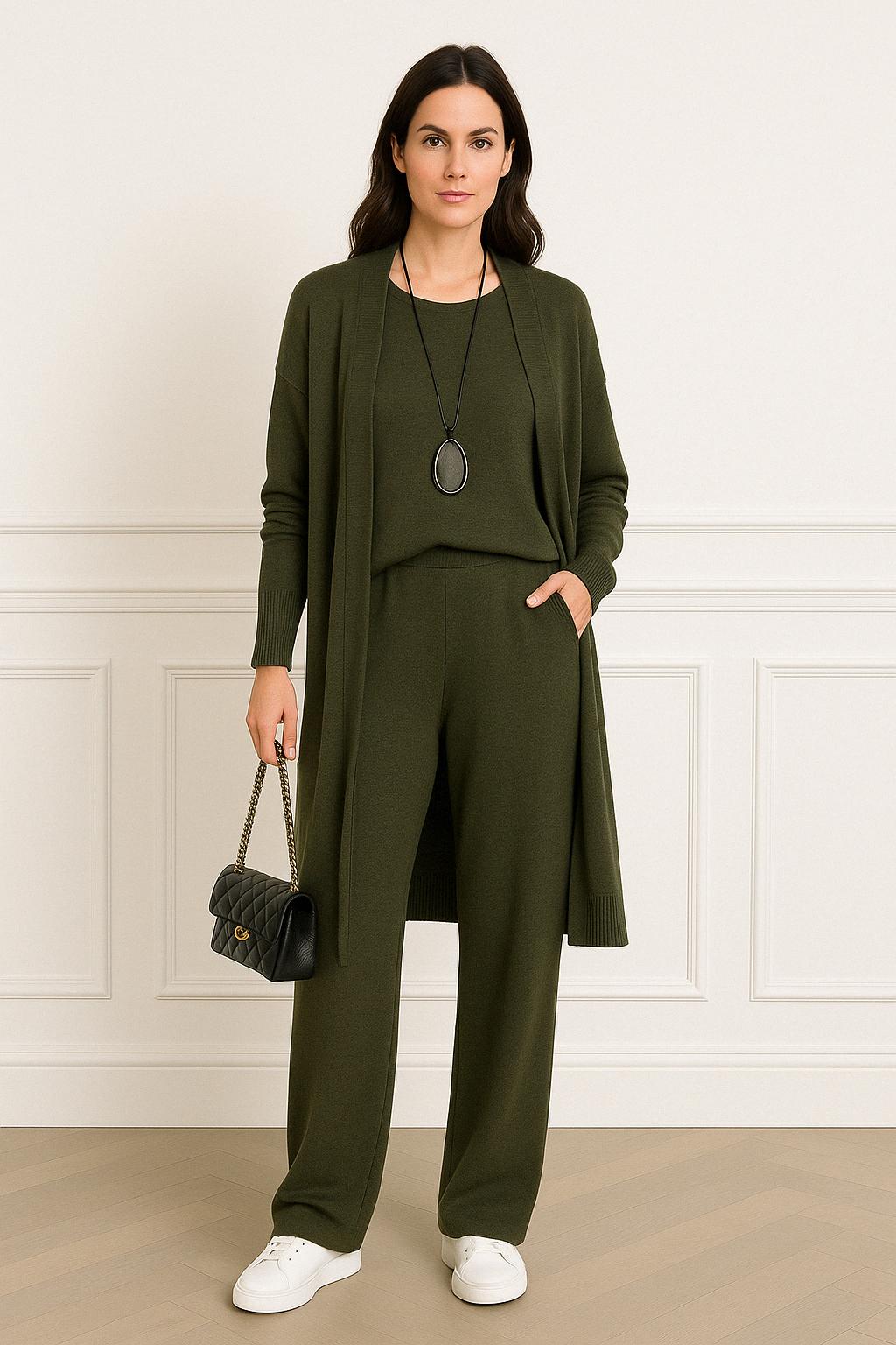 Vanessa Cardigan, Top & Pants Set