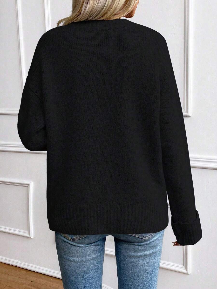 EMERY ROSE Loose Fit Sweater