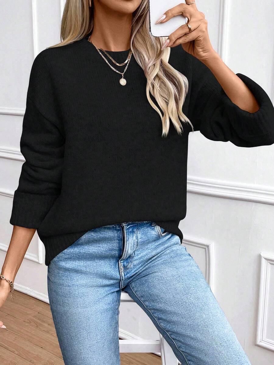 EMERY ROSE Loose Fit Sweater
