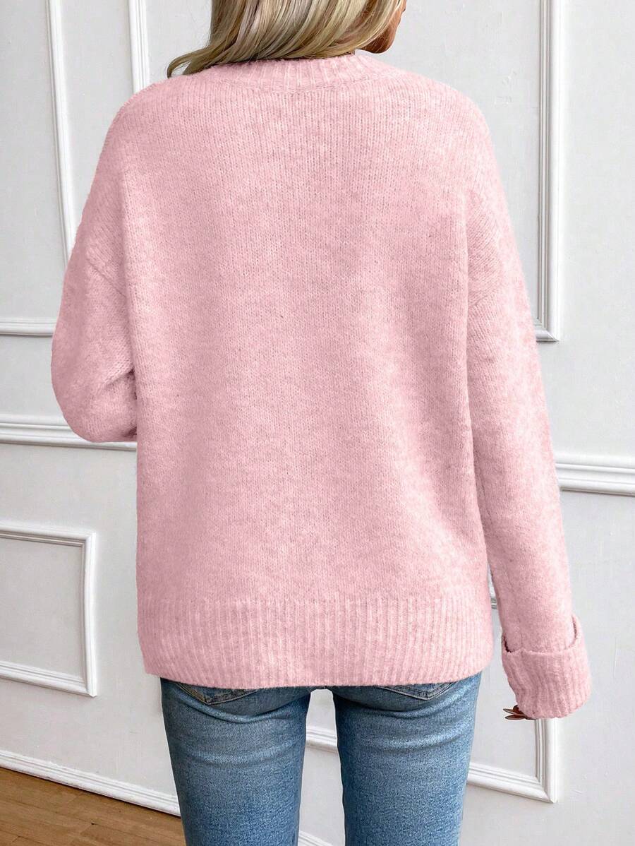 EMERY ROSE Loose Fit Sweater
