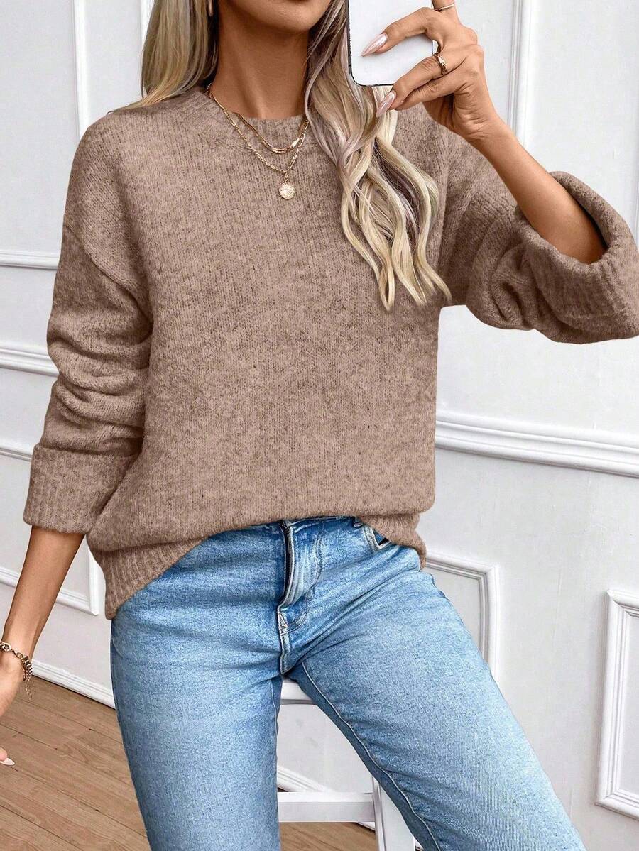 EMERY ROSE Loose Fit Sweater
