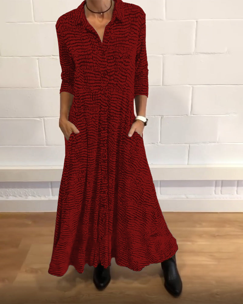 Lyvéa | Sophisticated Pocket Midi Dress