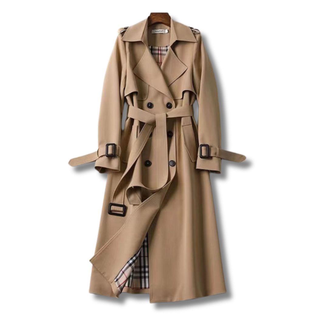 Delsie™ | Chic Longline Trench Coat