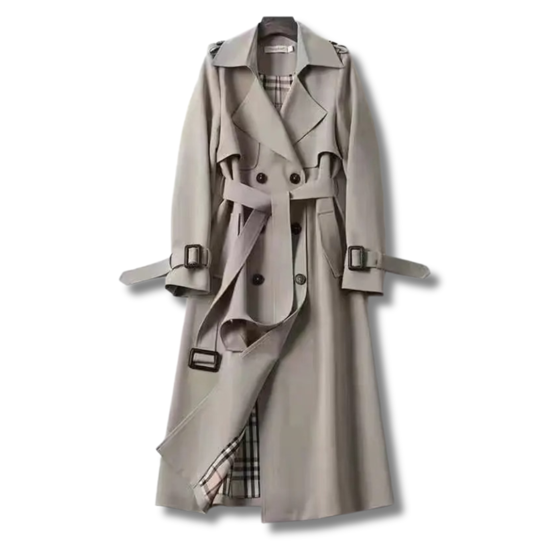 Delsie™ | Chic Longline Trench Coat