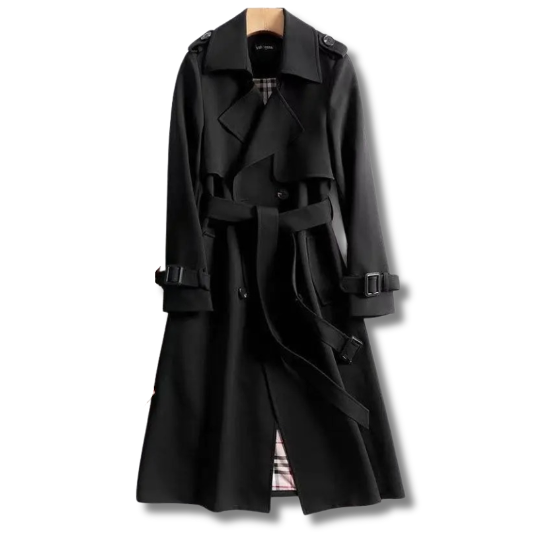 Delsie™ | Chic Longline Trench Coat