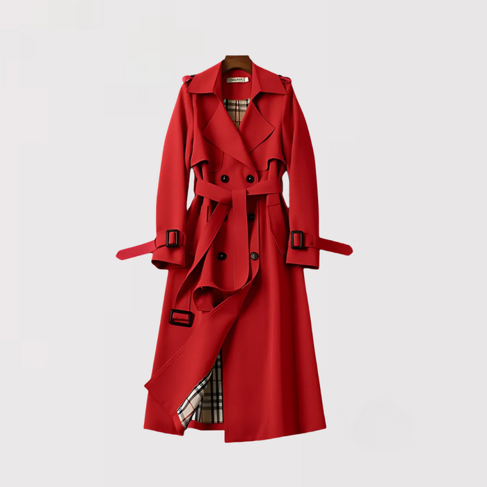Delsie™ | Chic Longline Trench Coat