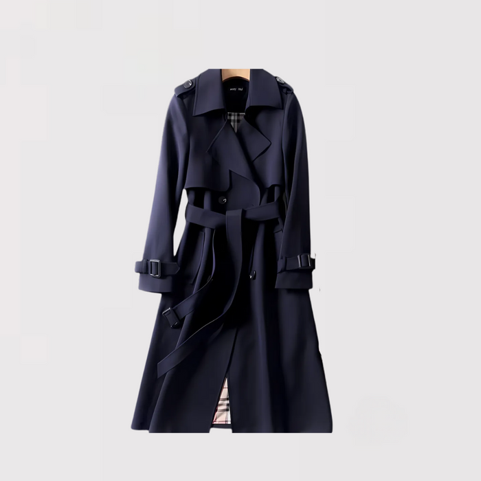Delsie™ | Chic Longline Trench Coat