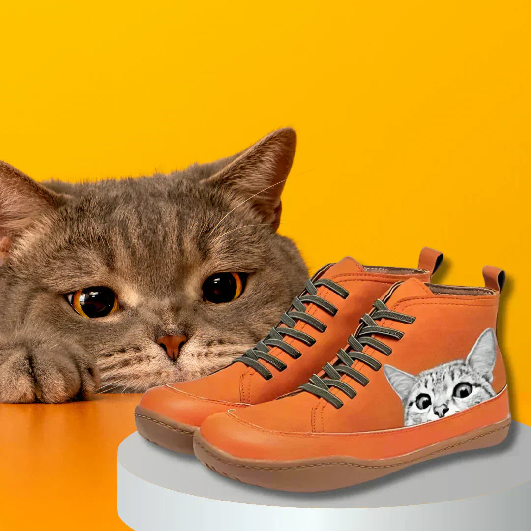 Lenoir™ | Leather Boots for Cat Lovers