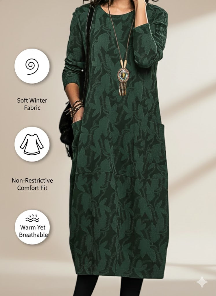 ComfortShape - Belly-Covering Winter Dress