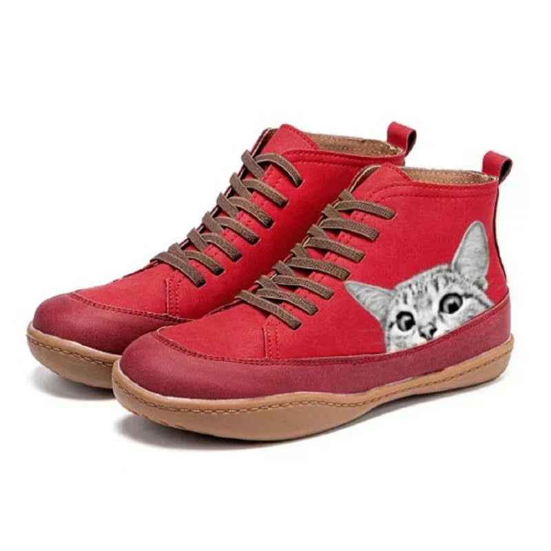 Lenoir™ | Leather Boots for Cat Lovers