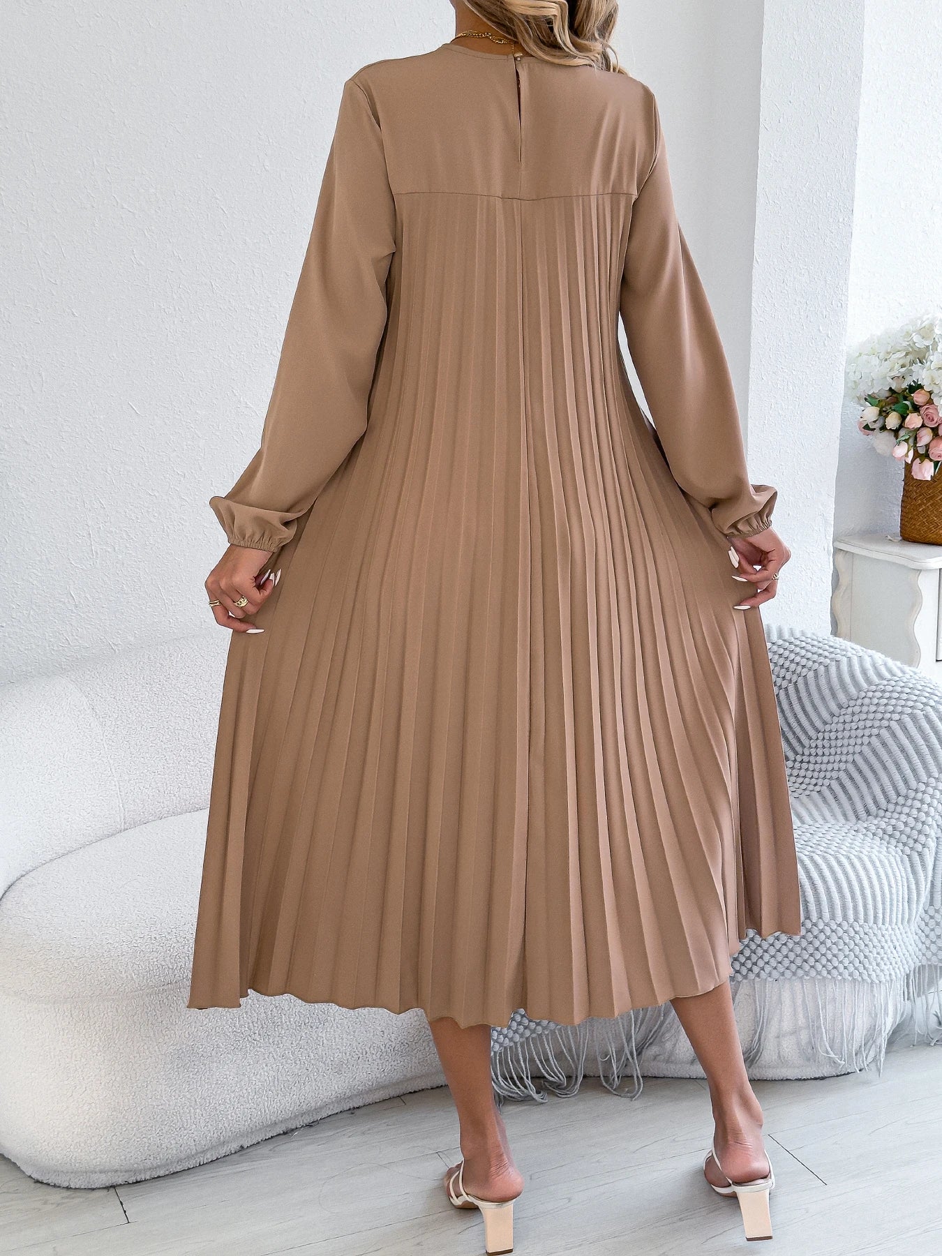 Elara Pleat Dress