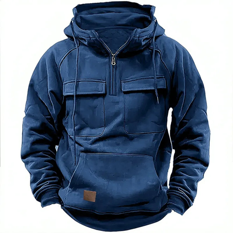 Ryler– Tactical Multi-Pocket Hooded Jacket for Men