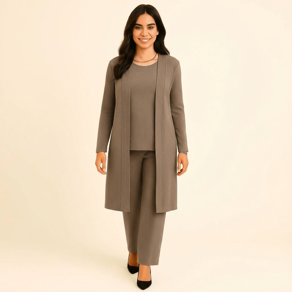 Claire Cardigan, Top & Pants Set