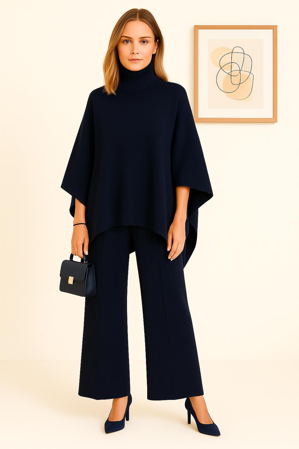 Clara Turtleneck Top & Pants Set