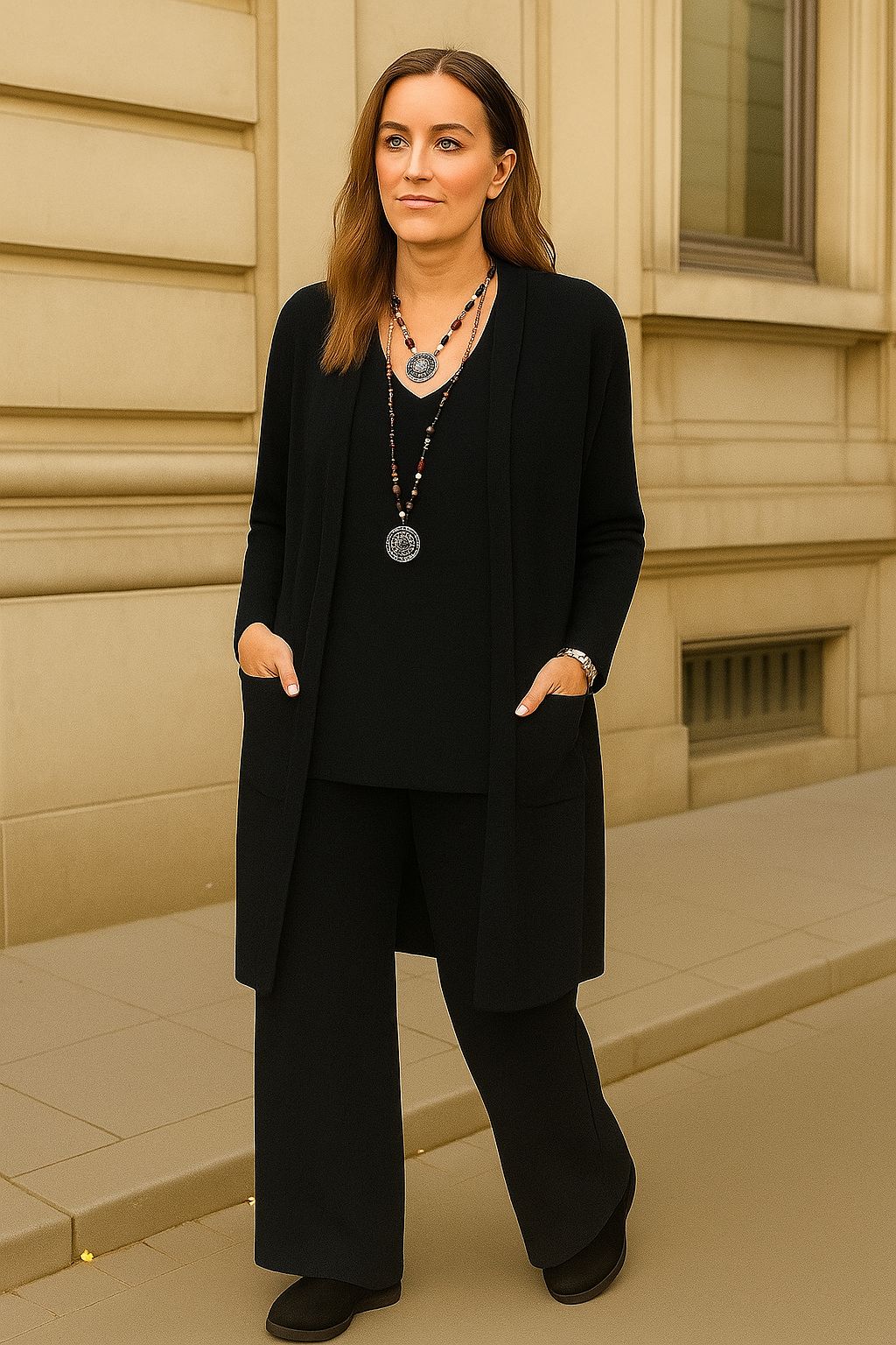 Julia Cardigan, Top & Pants