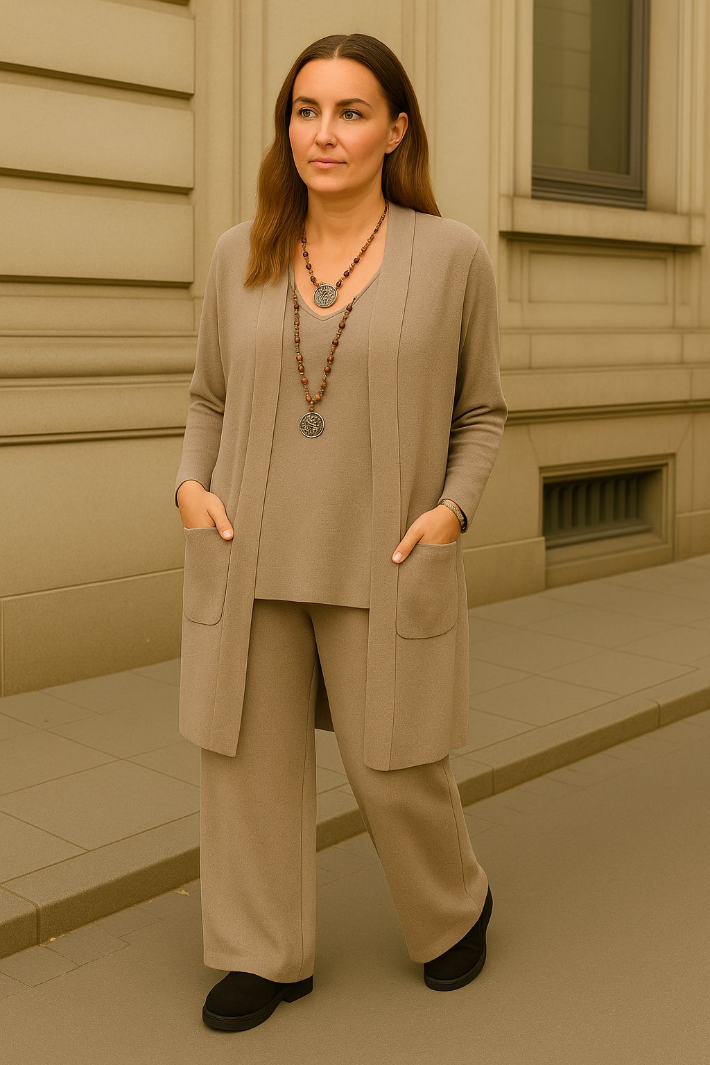 Julia Cardigan, Top & Pants